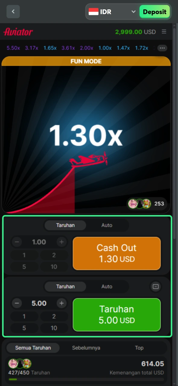 Uji coba game ini tanpa perlu mengeluarkan uang sepeser pun dari akun BC Game Anda.