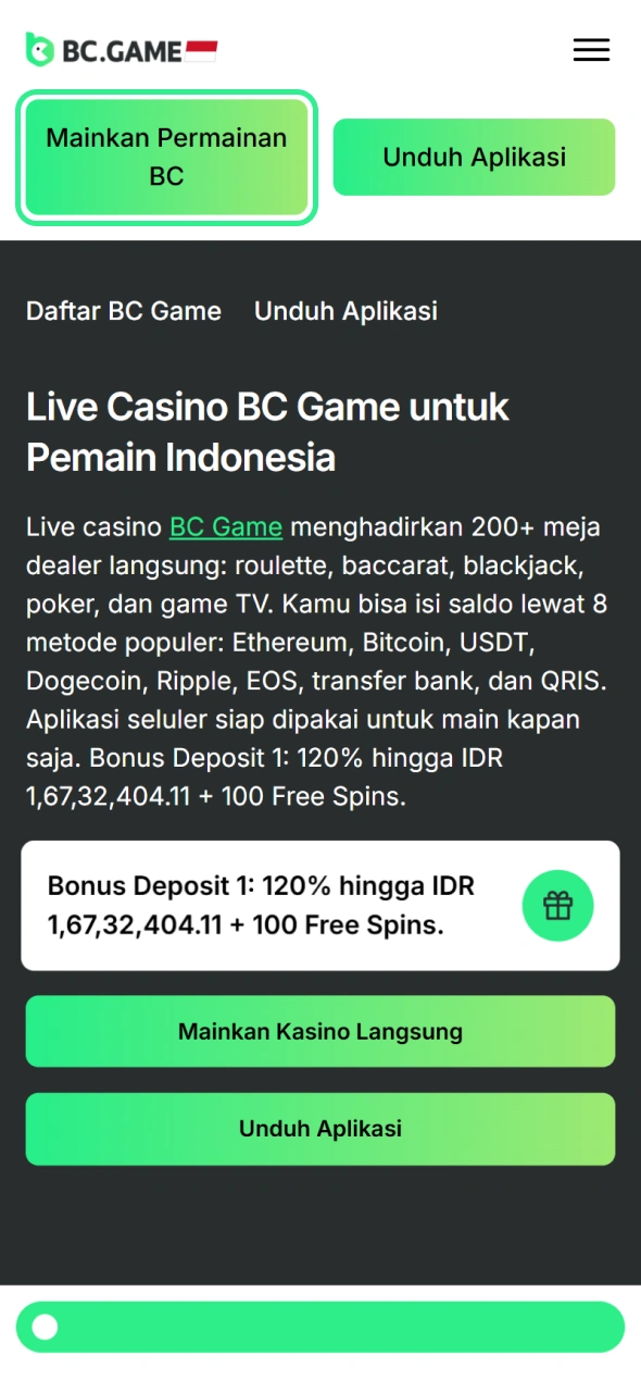 Daftar dengan mudah dan mulai perjalanan Anda di BC Game hari ini.