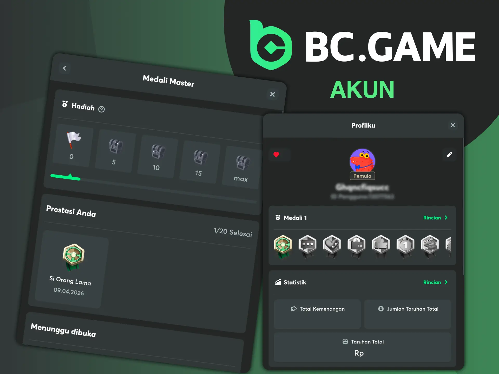 Cara membuat akun di platform BC Game.